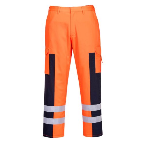 Portwest S919 Hi-Vis Ballistic nadrág Narancs / Navy - M