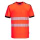 Portwest T181 PW3 Hi-Vis póló S/S Piros / Fekete - S