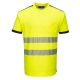 Portwest T181 PW3 Hi-Vis póló S/S Sárga / Fekete - XS