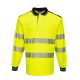 Portwest T184 PW3 Hi-Vis hosszú ujjú pólóing Sárga / Fekete - L