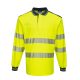 Portwest T184 PW3 Hi-Vis hosszú ujjú pólóing Sárga / Navy - XS