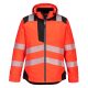 Portwest T400 PW3 Hi-Vis télikabát Piros / Fekete - M