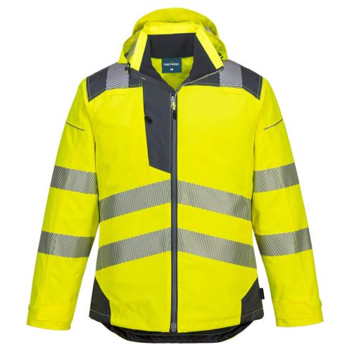 Portwest T400 PW3 Hi-Vis télikabát Sárga / Szürke - M