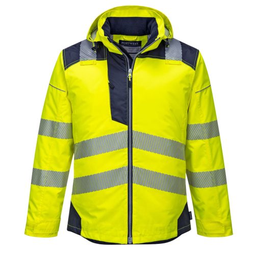 Portwest T400 PW3 Hi-Vis télikabát Sárga / Navy - M