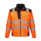 Portwest T402 PW3 Hi-Vis Softshell kabát Narancs / Fekete - M