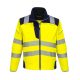 Portwest T402 PW3 Hi-Vis Softshell kabát Sárga / Navy - S