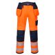 Portwest T501 PW3 Hi-Vis Holster nadrág Narancs / Navy - 28