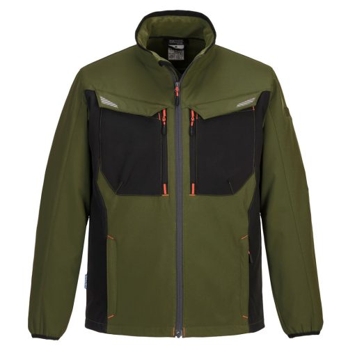 Portwest T750 WX3 Softshell kabát Olívazöld - S