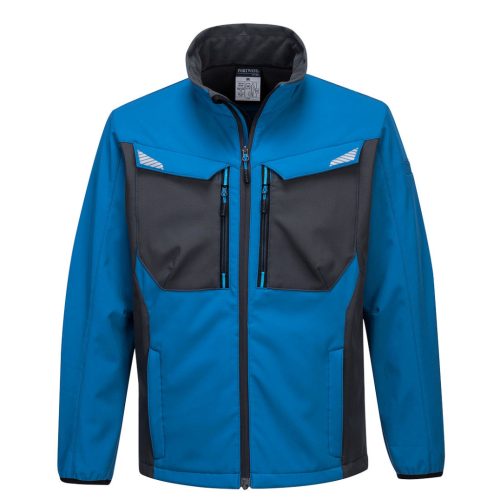 Portwest T750 WX3 Softshell kabát Perzsa kék - L