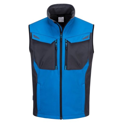 Portwest T751 WX3 Softshell mellény (3L) Perzsa kék - S