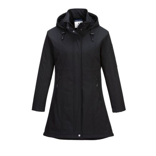 Portwest TK42 Carla Softshell kabát (3L) Fekete - XXL