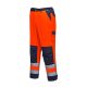 Portwest TX51 Lyon Hi-Vis nadrág Piros / Navy - M