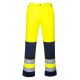 Portwest TX71 Seville Hi-Vis nadrág Sárga / Navy - XL