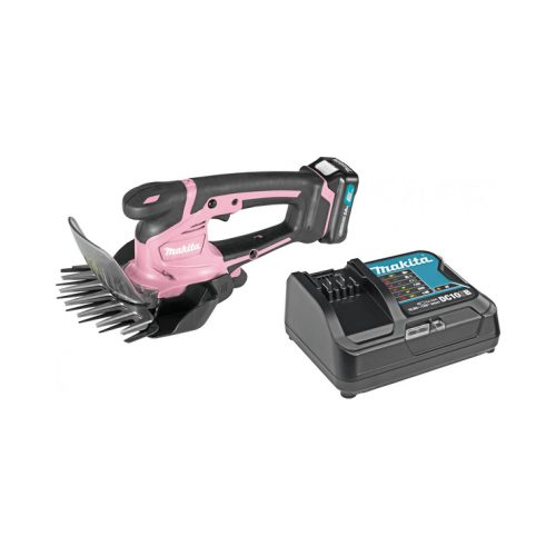 Makita akkus szegélyvágó olló UM600DSAP 12V 1x2,0 Ah, pink