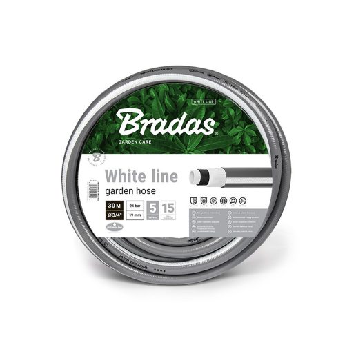 Bradas WHITE LINE csavarodásmentes locsolótömlő 3/4" 30m